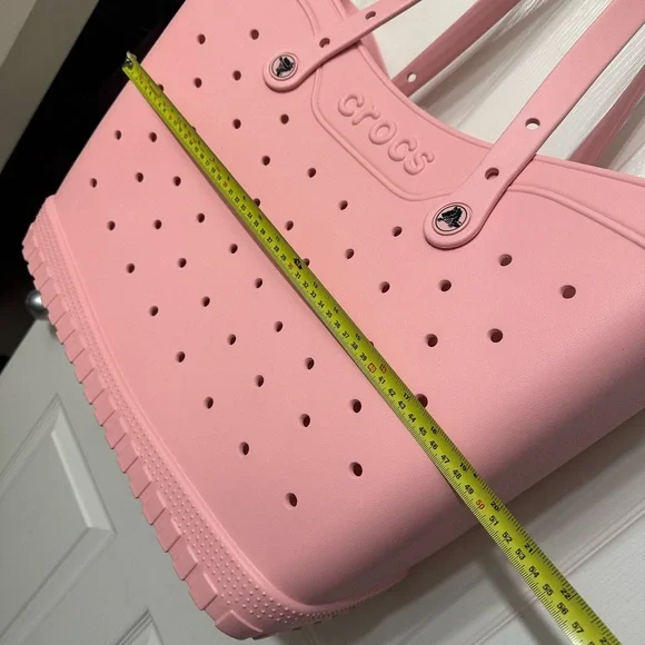 NWT Crocs Large Classic Tote Bag - Light Pink - Picture 4 of 6
